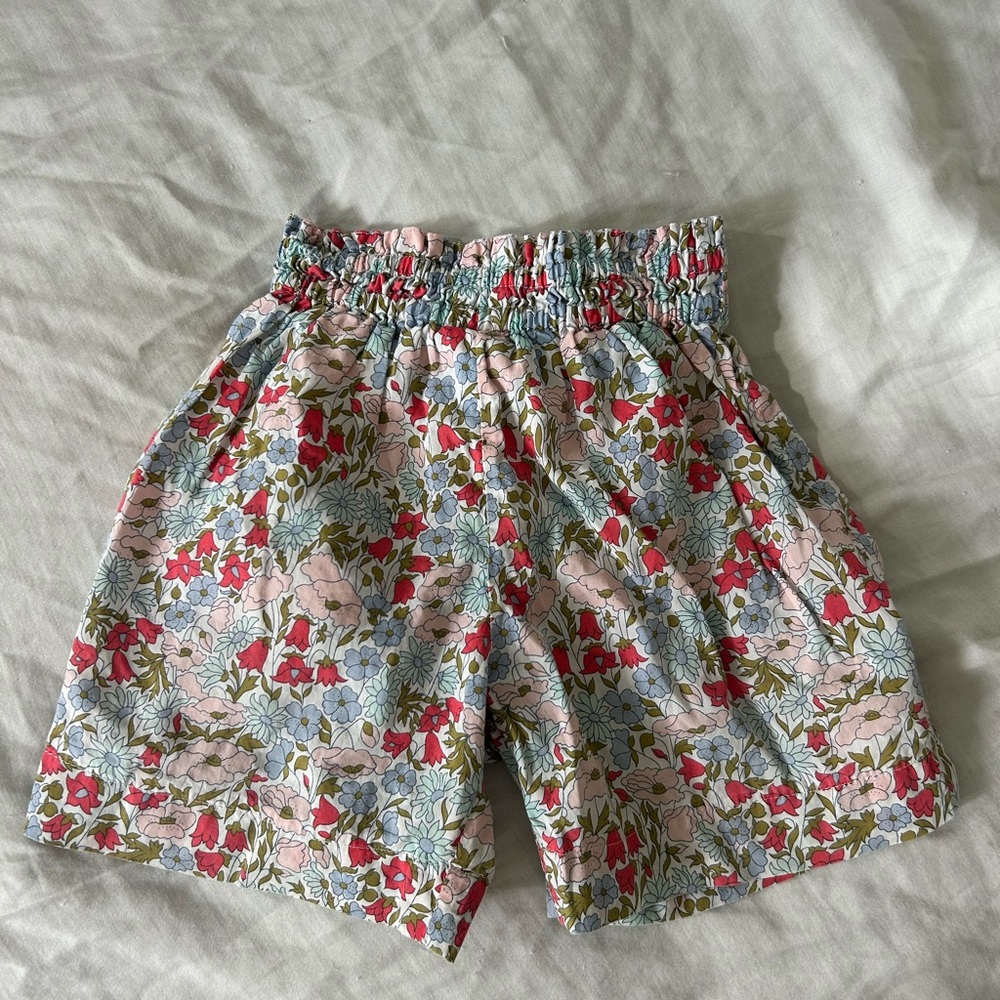 Liberty fabric toddler baby shorts